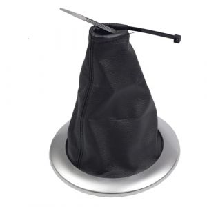 Cakievro Soufflet de levier de vitesse en cuir synthétique noir pour Renault Megane 2 MK2 II Sport Tourer II 2002-2009 pour voiture (argenté) (AutoGalaxy, neuf)