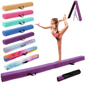 SportBob Poutre Gymnastique Pliable 300 cm, Poutre de Gymnastique Entraînement Portative pour Enfants et Adultes, Poutre d'equilibre vec Sac de Transport, pour débutants et Gymnastes Professionnels (chunshengwu, neuf)