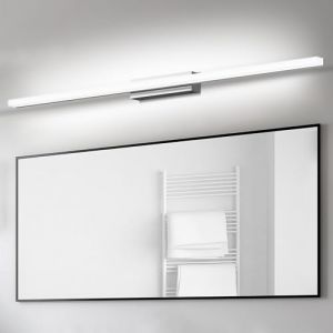 SUZNIU Lampe pour Miroir LED, 100cm Applique Salle de Bains, IP44 Blanc Froide 6000K Lampe Armoire Miroir, Applique Murale Int&eacute;rieure Moderne lumi&egrave;re Luminaire Salle de Bain (SUZNIU, neuf)