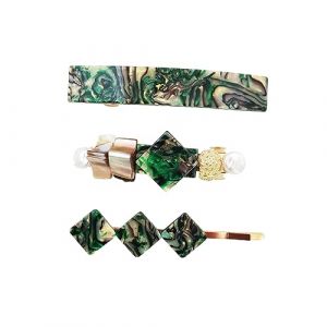 SAFIGLE 3pièces Épingles à Cheveux Pinces Élégantes Pour Cheveux Queue De Cheval Avec Ressort Pour Femmes Et Filles (Grand Di, neuf)