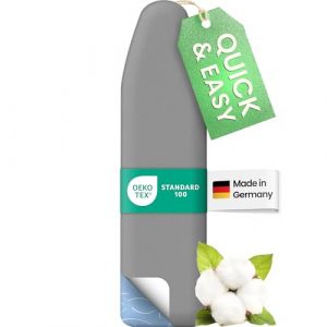 SimplySmooth Housse Premium 125x45 cm | Oeko-TEX 100 | Fabriqué en Allemagne | Confort | pour Tables 120-125x38-45 cm | Taille L (Flipfeld, neuf)
