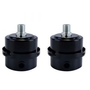 Durlo Filtre silencieux pour compresseur, filtre &agrave; air m&eacute;tallique pour compresseur d'air, 1/4 po PT 13 mm, lot de 2 (Durlo, neuf)