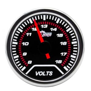 ETOPARS Universelle Voiture Jauge de Tension 2 Pouces 52mm Voltmètre Jauge Tension Pointeur Manometre Blanc Lumière Indicateur Voltmètre Testeur Instruments Volt Fumée (Etocars, neuf)