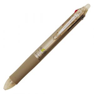 Pilot Roller FRIXION BALL Stylo à bille 4 quatre couleur – 0,5 mm (Champagne) (PAPETERIE DU COLLEGE, neuf)
