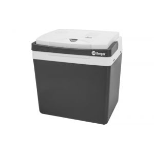 BERGER Glaci&egrave;re thermo&eacute;lectrique 25 L pour refroidir et chauffer | Glaci&egrave;re &eacute;lectrique avec connexion 12 V et 230 V pour voiture, camping, prise | R&eacute;frig&eacute;rateur multifonction &eacute;lectrique noir (Fritz Berger GmbH, neuf)