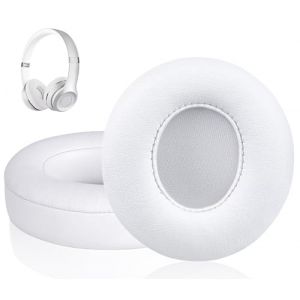 Link Dream Coussinets d'oreille pour Beats Solo 3, Coussinets de Rechange en Mousse &agrave; M&eacute;moire de Forme, Coussinet Casque de Remplacement en Supression de Bruit pour Beats Solo 2 Solo 3 (Blanc) (Tiandaoshangmao-EU, neuf)
