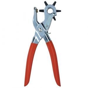 SHSHbuy Perforatrice à Main,Cuir Poinçon Pince,Ceinture Puncher Trou Perforateur pour Papier,Carte,Ceinture,Bracelet de Montre,Poinçons 2-4.5mm (SHSHbuy, neuf)