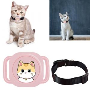 Starnearby Collier GPS pour Animaux Anti-Fugue Anti-Perte, Traceur GPS Chat, Traqueur GPS Chien, Collier GPS Chien Chat, Suivi en Temps Réel, Localisateur GPS Chien et Chat pour iOS (Rose) (Pasercvxzoreso, neuf)