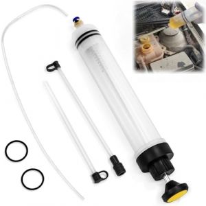 ZDL Seringue a Huile,500mL Huile Aspiration Seringue,Pompe Extraction Liquide de Frein,Car Oil Fluid Extractor,Seringue D'aspiration D'huile,avec Tube Extension-Seringue Vidange Pompe à Main (chusai, neuf)