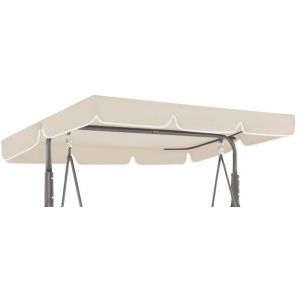 GREMEX Toit de Balancelle de Jardin 230 x 120 cm – Toile De Rechange pour Balancelle en Polyester Résistant – Imperméable et Anti-UV – Housse de Remplacement Extérieure Facile à Installer (GREMEX, neuf)