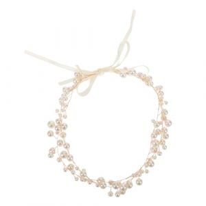 SAFIGLE Ornement de Cheveux de Mariage Bandeau de Perles Ornement de Cheveux de Mari&eacute;e Perles Accessoires de Coiffure (Grand Di, neuf)