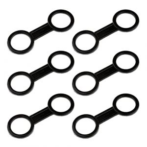 Sharplace 6pcs Double Anneau Support de Tuba de en/sous-Marine en Silicone - (Milageto-EU, neuf)
