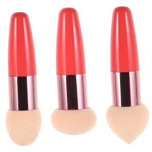 PACKOVE 3pièces Éponge De Maquillage Portable Pinceaux De Pour Application De Fond De Teint Ensemble De Maquillage Forme De Accessoires Cosmétiques Parfait (Spring TU, neuf)