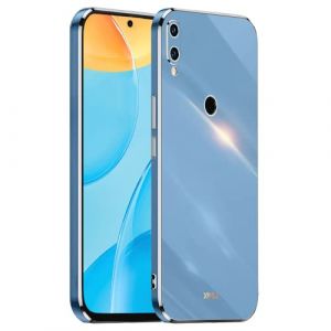 EASSGU [Cadre Galvanis&eacute; Coque pour Huawei P Smart 2019 / Honor 10 Lite (6.21" inches) Etui de Protection en Silicone TPU - Bleu Marine (EASSGU, neuf)