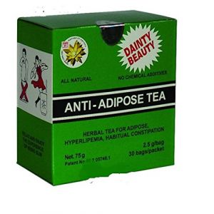 Dainty Beauty Th&eacute; Anti-Adipeux Perte De Poids Effet D&eacute;toxifiant Laxatif Vert , 30 Unit&eacute; (Lot 1) (OTC-Commerce, neuf)