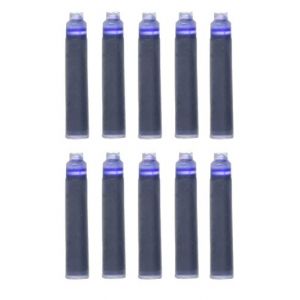 Xezo stylos Cartouches d'encre bleue pour stylos plume, 10-Pack, encre bleue Stylo plume Bleu (Cartouches) (XEZO, neuf)