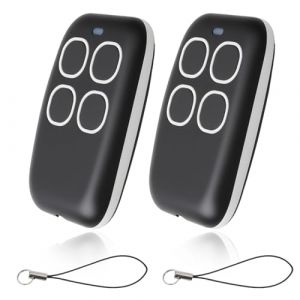 2PCS Télécommande Universelle Portail Garage de 280–868 MHz Universel 4 en 1 Multifréquence Porte Garage Rolling Code Telecommande Compatible avec Came TOP432EE/ EV/NA, Pile CR2032 Incluse (WeiCanBangYu, neuf)
