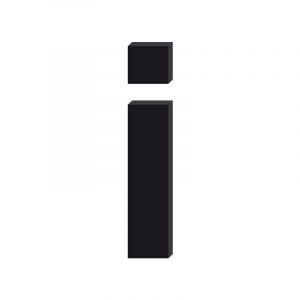 Adzif.biz Le sticker de decoration - Lettre D&eacute;corative Verre Acrylique Noir. Lettrage Adh&eacute;sif Verre Synth&eacute;tique. Lettre Autocollante pour Pr&eacute;nom, D&eacute;coration Mariage, Enseigne (Forum France, neuf)