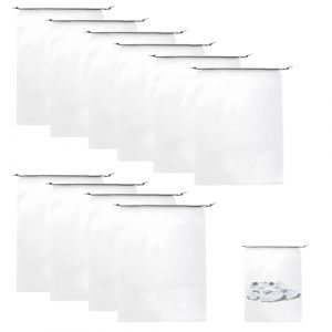 10 Pièces Sac Chaussures Voyage,de à Rangement Chaussure Sacs Cordon Housse avec Transparents a Indispensable Pochette Range Accessoire Anti-Poussière,pour Shoes Surchaussures Poussière Mperméable (CARTOLOGY DIRECT S.R.L., neuf)
