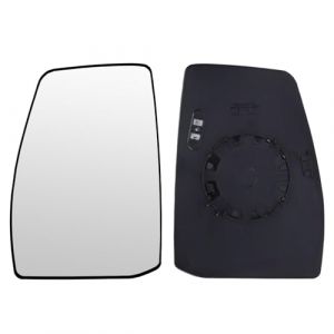 Mingke Verre de R&eacute;troviseur Gauche Compatible avec Ford Transit Tourneo Custom 2012-2022 Glace Retroviseur Exterieur avec Chauffant et Plaque de Support (Wayne Base, neuf)