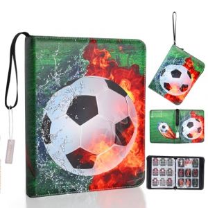 Classeur Carte Album, 900 Pochette Grand Cahier Rangement Album Carte Protege, Classeur de Cartes de Football, Porte Carte, Classeur Compatible Avec Cartes, avec fermeture &eacute;clair, pour Cadeaux de No&euml;l (dongguanshihaoyangdashangmaoyouxiangongsi, neuf)
