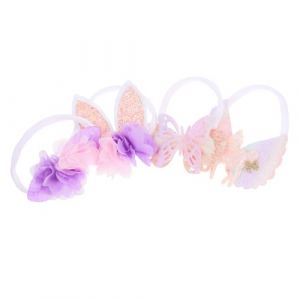 Homoyoyo 1 Ensemble Bandeau Cheveux De P&acirc;ques Bandeau Noir Costume De Lapin Adulte Lapin En Peluche D&eacute;guisement D'oreilles Costume D'oreille Bandes De T&ecirc;te Chiffon (meRIoy, neuf)