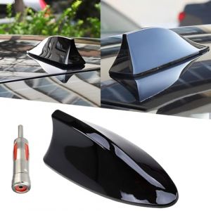 Norhogo Antenne Aileron Requin-Antenne universelle , Antenne de Signal Radio FM/AM Auto-adh&eacute;sif Imperm&eacute;able Universel, D&eacute;coration de voiture (Norhogo Direct, neuf)