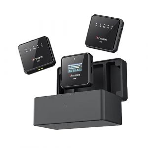 7artisans Microphone cravate sans fil avec transmission sans fil longue distance de 100 m, autonomie de 20 heures et r&eacute;duction du bruit, bande sonore s&ucirc;re, compatible avec appareils (7-artisans Official Store, neuf)