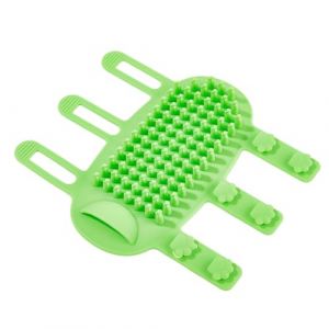 Brosse de bain pour animaux de compagnie | Brosse de toilettage en silice pour chat | Brosse de nettoyage pour chat | Brosse de massage pour chat avec sangle réglable, brosse douce pour enlever les (cisduae, neuf)