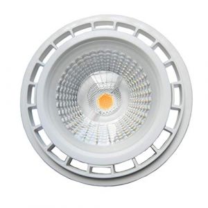 YAKAiYAL12W AR111 GU10 LED Lampe 220V COB ES111 Projecteur Blanc Chaud 3000K 45 Degr&eacute;s comme remplacement pour ampoule halog&egrave;ne 75W (1-Pack, non-Dimmable) (Akaiyal, neuf)