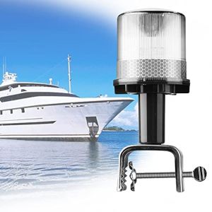 DYK&NX Marine LED Feux de Navigation de Bateau avec Source de Lumi&egrave;re Solaire, Conception &eacute;tanche IP65, Facile &agrave; Installer (Color : White) (XZSW, neuf)