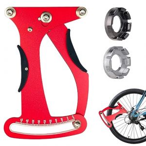 Riisoyu Jauge de Tension de Rayon de Vélo, Précis Outil de Calibrage d'Outil de Mètre de Tension de Rayon Haute qualité Outil de Réparation de Vélo de Jauge de Tensiomètre s'adapte à Tous Les Rayons (JINJIE LIMITED, neuf)