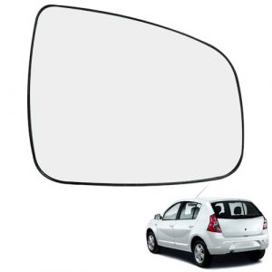 Ruolin Verre de R&eacute;troviseur Droit, R&eacute;troviseur de Voiture en Verre Chauffant R&eacute;troviseur Ext&eacute;rieur Droit Compatible avec Dacia Sandero Duster Logan (Fenglan EU, neuf)