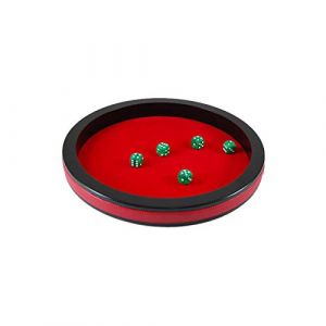 H.O.T. Games Piste de d&eacute;s Prestige 30 cm Noire et Rouge (blackbox Internet GmbH, neuf)