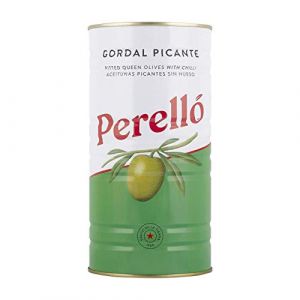 Perell&oacute; Olives vertes d&eacute;noyaut&eacute;es Gordal espagnoles, 600 g (Healthy Living for You, neuf)