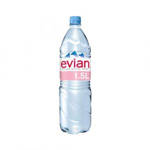 Evian Lot de 8 bouteilles d'eau de 1,5 l (B.L.K, neuf)