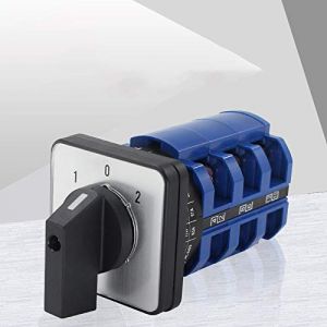 Commutateur universel S&eacute;lecteur &agrave; came rotatif LW26-63/3 3 positions 12 bornes S&eacute;lecteur rotatif Commutateur &agrave; came Montage sur panneau (380V 63A) (BE-TOOL, neuf)