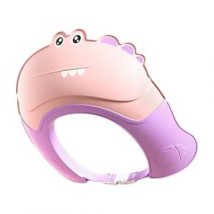 Visière de bain pour bébé, bonnet de douche pour bébé et enfant | Visière de bain douce et réglable | Bouclier de dessin animé de Protection de shampooing sûr, chapeau de bain à visière douce avec Pro (Alacritua Europe, neuf)