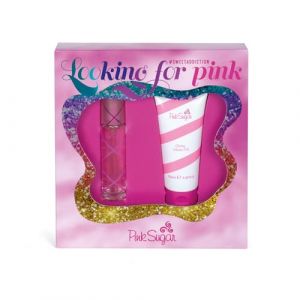 Pink Sugar, Coffret Looking For Pink avec eau de toilette de 30 ml et gel de douche de 100 ml (CorpoeCapelli, neuf)
