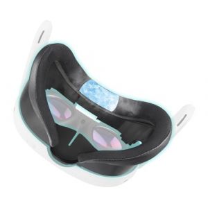SOULWIT Housse de Coussin en Gel rafraîchissant (Interface faciale) Kit de Remplacement pour Oculus Quest 3, Coussin Nasal Anti-Fuite, Accessoires VR pour Meta Quest3 (SoloWIT Store, neuf)