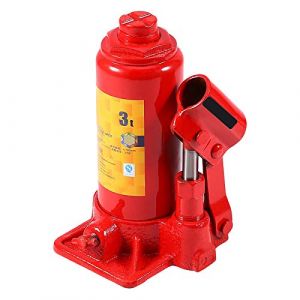Cric Bouteille Hydraulique Capacité 3 Tonnes Cric de levage compact pour voiture/van/bateau/camion (cnyolee, neuf)