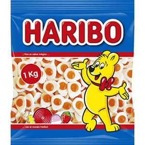 Haribo, Bonbons Gélifiés, Huevos Oeufs, 1 kg (LOGAN MALL, neuf)