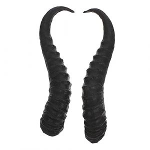 Healeved Cornes De Cerf Artificielles Plastique -tête Diy Accessoires De Fête Cosplay Cornes De Mouton Pour Costume Halloween (Accompany JY, neuf)