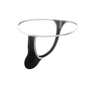 Générique Lingerie Sexy Homme String Sexy Hot Slip Tanga Thongs Taille Basse sous-vêtement Respirant Confortable Dentelle Sissy Gay G-String T-Back Thong Briefs Masculine Culotte Underwear (HUAOPYU, neuf)