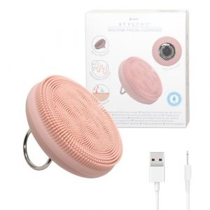 STYLPRO Appareil de nettoyage sonique du visage : Masseur facial en silicone avec vibration sonique. Rechargeable, résistant à l'eau, exfoliant et gommage du visage réglable (STYLIDEAS Limited, neuf)