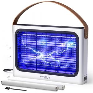 YISSVIC Lampe Anti Moustique Intérieur 4300V Tue Mouche Electrique Lampe UV avec 2 Lampes de Rechange 20W Destructeur Anti Insectes, Lutte Contre Moustiques, Mouches, Mites et Autres Insectes Volants (HARKALY BINA Kft., neuf)