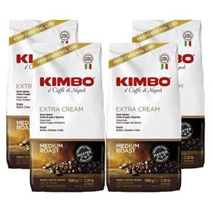 Kimbo Grains de café expresso extra crème 4 x 1 kg (JK TRADERS BV, neuf)