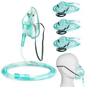 IKOPFLN 4 Pièces nebulisateur medical,inhalateur enfant, Kit pour inhalateur inclure masque, nébuliseur, tuyau (IKOPFLN, neuf)