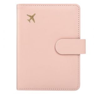 ILIYAH Protege Passeport Francais Pochette Passeport Voyage Blocage RFID Porte Passeport &eacute;tui Passeport Fentes pour Cartes Porte-stylos Fermeture Magn&eacute;tique（Rose） (Iliyah, neuf)