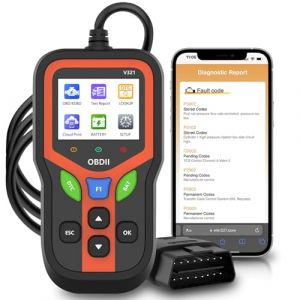 OBD2 Auto Diagnostic OBD Prend en Charge Plusieurs Langues:Scanner OBD EOBD Diagnostic pour Tous Les véhicules- Outil Professionnel de Lecture des Codes de Diagnostic OBDII pour surveiller Le Voyant (E-sunpie, neuf)